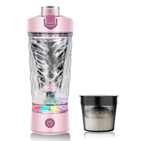 flintronic Elektrický proteínový šejker 650ml - USB-C Nabíjateľná automatická mixovacia fľaša, BPA-free Tritan materiál, Prenosný mixovací pohár na šport 1