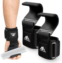 flintronic Erőemelő Szalagok Bőr Edzéshez, 8mm Neoprén Párnázás Testépítéshez - Black-2 pieces (Upgarde padding wide 6.7 cm) 1