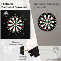 flintronic EVA darts tábla védő keret 45 cm-es dartboardhoz, összátmérő 72 cm, könnyű védőgyűrű, hátfalra illesztve 5