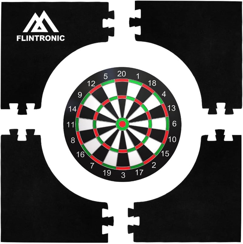 flintronic EVA darts tábla védő keret 45 cm-es dartboardhoz, összátmérő 72 cm, könnyű védőgyűrű, hátfalra illesztve