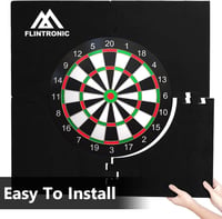 flintronic EVA darts tábla védő keret 45 cm-es dartboardhoz, összátmérő 72 cm, könnyű védőgyűrű, hátfalra illesztve 4