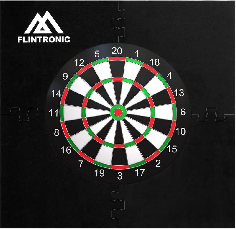 flintronic EVA darts tábla védő keret 45 cm-es dartboardhoz, összátmérő 72 cm, könnyű védőgyűrű, hátfalra illesztve
