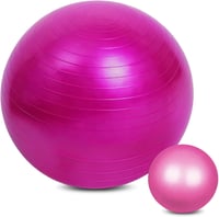 flintronic Gimnasztikai Labda 55/65 cm Pumpával, Robusztus Yoga Pilates Fitnesz Labda 9