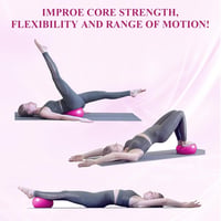 flintronic Gimnasztikai Labda 55/65 cm Pumpával, Robusztus Yoga Pilates Fitnesz Labda 5