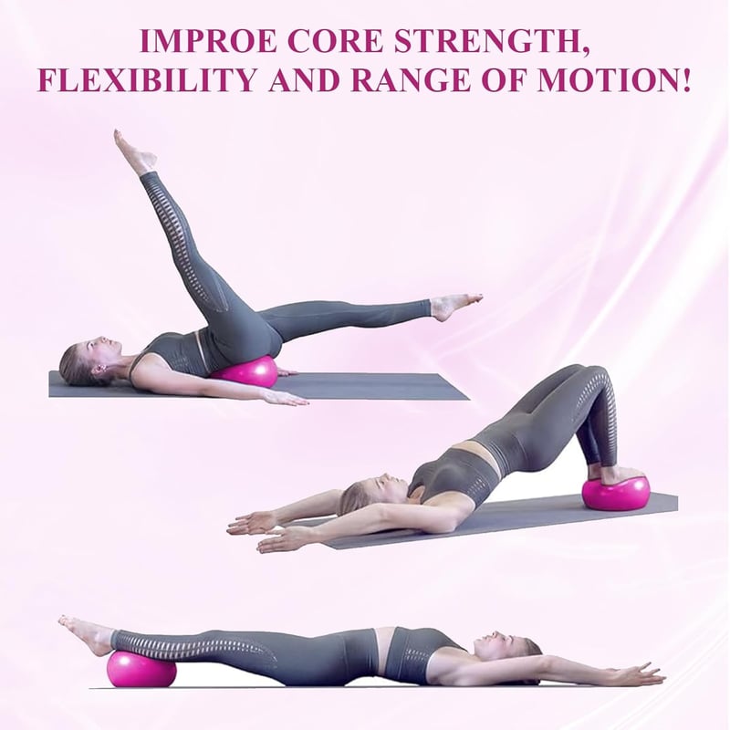 flintronic Gimnasztikai Labda 55/65 cm Pumpával, Robusztus Yoga Pilates Fitnesz Labda