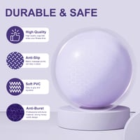flintronic Gymnastická lopta 65 cm, ultrahrubá fitlopta na cvičenie odolná proti prasknutiu s nafukovacou pumpou, protišmyková fitnes lopta na jogu, pilates 4