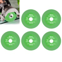 Flintronic dijamantna rezna ploča za staklo, 100 mm promjer keramička pločica rezni disk, set reznih ploča za staklo, 5 komada 2