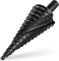 Flintronic HSS lépcsős fúró 4-32mm spirálhornyos kúpfúró 15 fokozat 1
