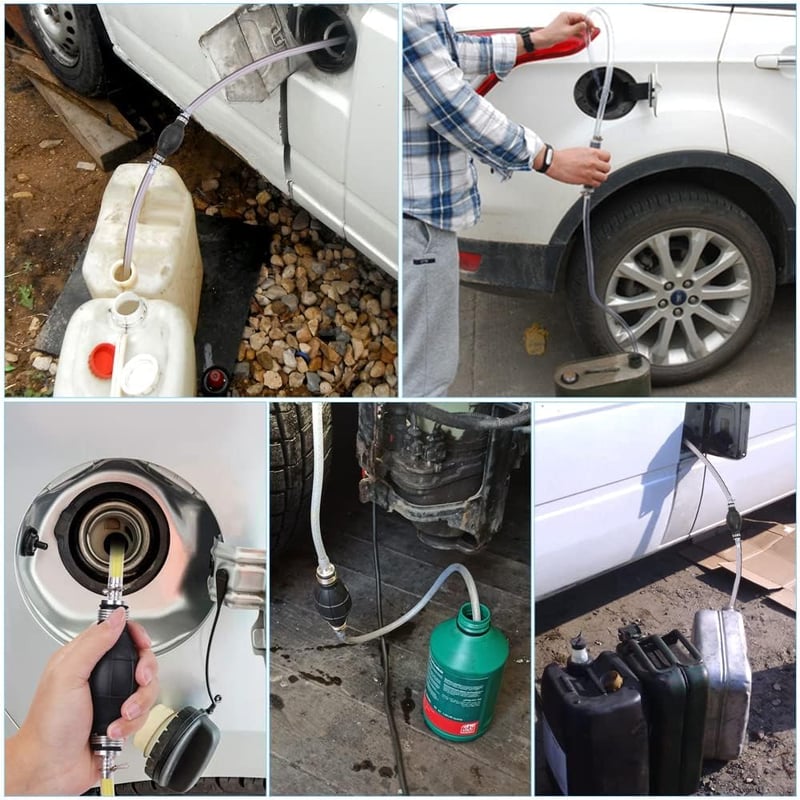 flintronic Kézi Szivattyú Üzemanyag Víz Szállítás Autó Hajó Benzin Dízel