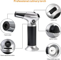 flintronic Konyhai Flambé Égő Rozsdamentes Acél Csúccsal és Biztonsági Zárral 3