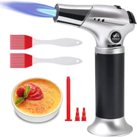 flintronic Konyhai Flambé Égő Rozsdamentes Acél Csúccsal és Biztonsági Zárral 1