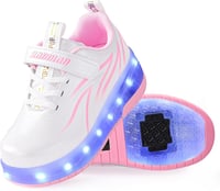 Flintronic LED Görkorcsolya Gyerekeknek Állítható Méret Lányoknak 9