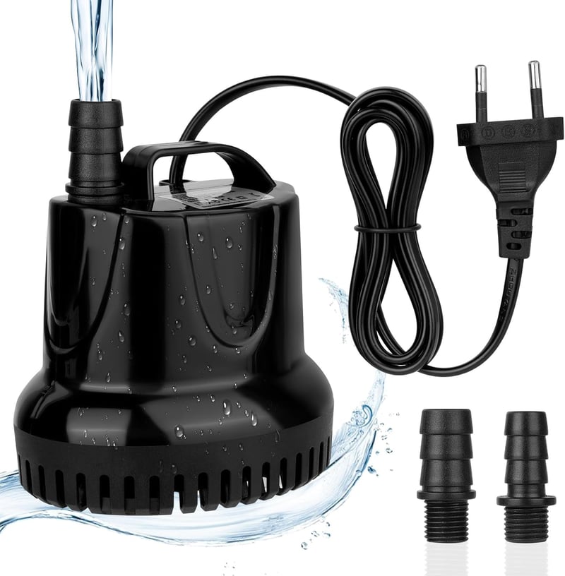 flintronic DH-2000 merülő vízpumpa 1200 L/h, 25 W, 2 fúvókával