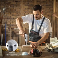 Flintronic Mini Akkus Csavarhúzó LED Világítással - 3,6V Újratölthető Kéziszerszám 45 Tartozékkal, USB Töltővel, Barkácsoláshoz 6