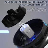 flintronic Mini stolný vysávač, USB nabíjateľný prenosný vysávač na omrvinky s vysokým sacím výkonom na klávesnicu, kancelársky stôl, do auta a na pohovku 6