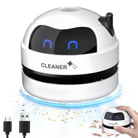 flintronic Mini stolný vysávač, USB nabíjateľný prenosný vysávač na omrvinky s vysokým sacím výkonom na klávesnicu, kancelársky stôl, do auta a na pohovku 8