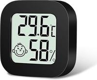 Flintronic Mini LCD Digitális Hőmérő és Páratartalom Mérő Fekete 1