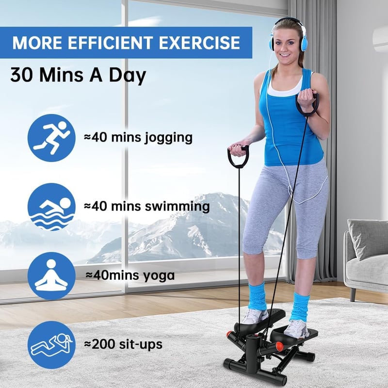 Flintronic Mini Stepper Otthoni Edzéshez 150kg Terhelhetőséggel LCD Kijelzővel