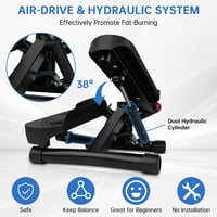Flintronic Mini Stepper Otthoni Edzéshez 150kg Terhelhetőséggel LCD Kijelzővel 8