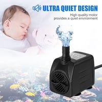 flintronic Mini Vízpumpa 600 L/h Csendes Akváriumhoz Szökőkúthoz Tóhoz 3