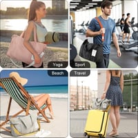Flintronic női utazótáska trolley fedéllel, vízálló - rózsaszín 7