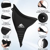 flintronic Női Vizelettartály Csővel, Hordozható Női Urinal Kempinghez és Utazáshoz - Black 4