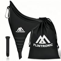 flintronic Női Vizelettartály Csővel, Hordozható Női Urinal Kempinghez és Utazáshoz - Black 1