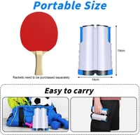 flintronic Összecsukható Ping Pong Hálózat 170 cm, Hordozható Asztalitenisz Háló Beltéri és Kültéri Használatra - black red 2