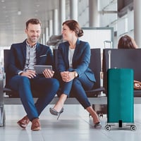 flintronic rugalmas bőröndhuzat - zöld - XL (29-32 inch) 7