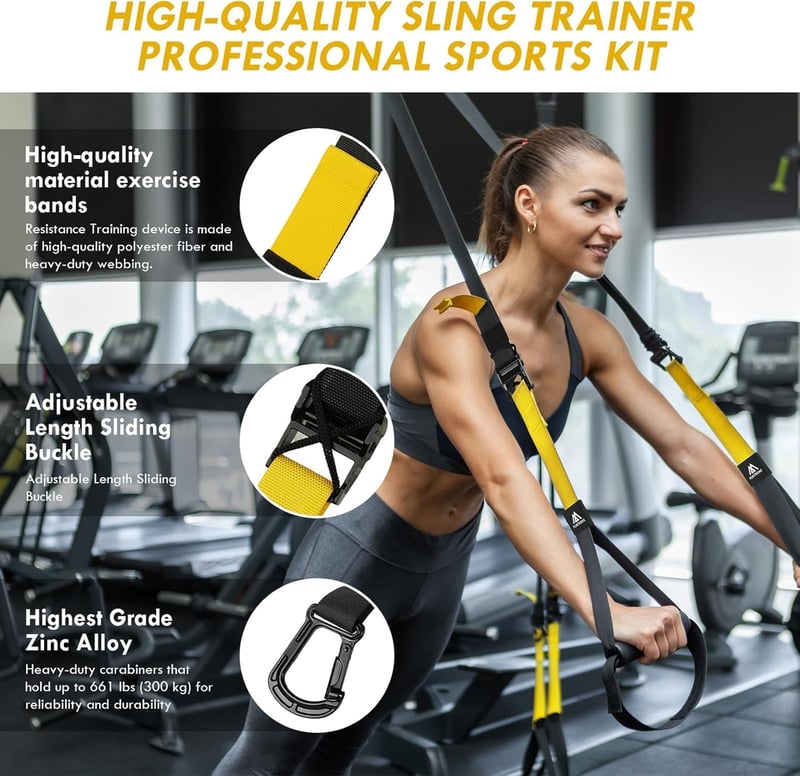 Flintronic Sling Trainer szett teljes testedzéshez otthonra
