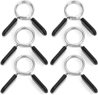 flintronic Súlyzórúd Rugós Bilincs, Acél Súlyzó Zár, Edzés Kiegészítő - 6 pieces 29 mm 1