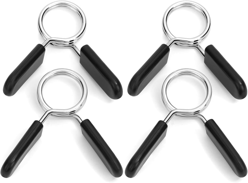 flintronic Súlyzórúd Rugós Bilincs, Acél Súlyzó Zár, Edzés Kiegészítő - 4 pieces 24 mm