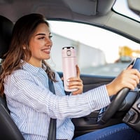 Flintronic Termosz 450ml - Rozsdamentes Acél Hőszigetelt Kulacs LED Hőmérséklet Kijelzővel, BPA-mentes Vákuumszigetelt Pohár 9