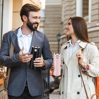 Flintronic Termosz 450ml - Rozsdamentes Acél Hőszigetelt Kulacs LED Hőmérséklet Kijelzővel, BPA-mentes Vákuumszigetelt Pohár 7