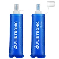 flintronic TPU sklopiva sportska boca, bez BPA, plava - 250 ml, 2 kom. 2