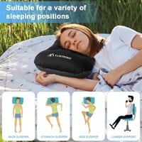 Flintronic TPU Ultralight Felfújható Kemping Párna Vízálló Strand Kültéri 6