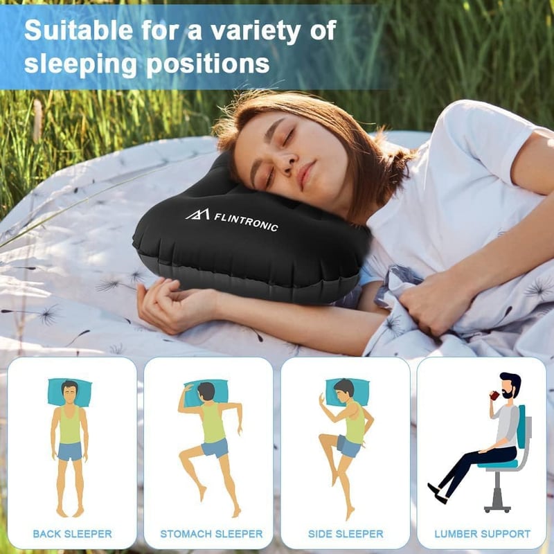 Flintronic TPU Ultralight Felfújható Kemping Párna Vízálló Strand Kültéri