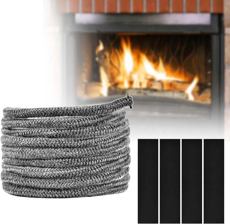 Flintronic Tűzálló Üvegszálas Tömítőzsinór - 8mm x 3m, Szürke, 600°C Hőálló Kályha Tömítés Kandallóhoz, Sütőhöz

AI: I've created a Hungaria