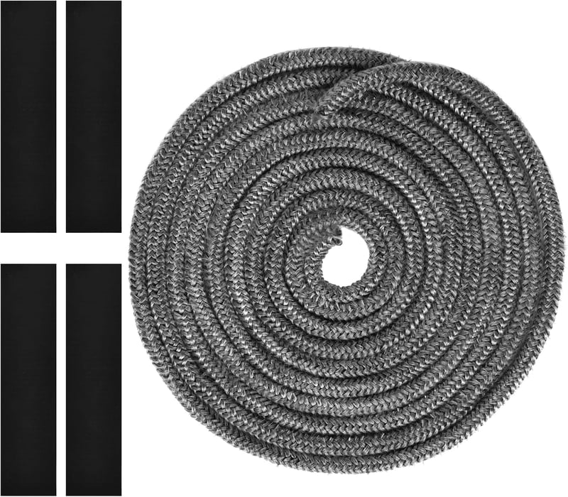 Flintronic Tűzálló Üvegszálas Tömítőzsinór - 8mm x 3m, Szürke, 600°C Hőálló Kályha Tömítés Kandallóhoz, Sütőhöz

AI: I've created a Hungaria
