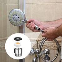 Flintronic Víztakarékos Zuhanyszűkítő Készlet - 10 db Áramláskorlátozó Betét 4-15L Vízfogyasztás Csökkentő Fürdőszobai Kiegészítő Réz 6