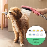 Flintronic Víztakarékos Zuhanyszűkítő Készlet - 10 db Áramláskorlátozó Betét 4-15L Vízfogyasztás Csökkentő Fürdőszobai Kiegészítő Réz 8