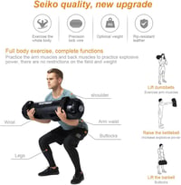 flintronic Vízzsák Állítható Súlyozás Erőedzés Hordozható Fitness Felszerelés 7