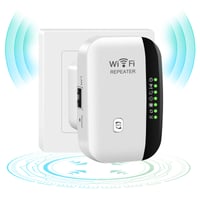 flintronic WiFi zosilňovač signálu 300 Mbit/s 2,4 GHz, WLAN opakovač s ethernetovým portom, režim AP, WiFi zosilňovač s dlhým dosahom pre všetky zariadenia 7