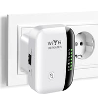 flintronic WiFi zosilňovač signálu 300 Mbit/s 2,4 GHz, WLAN opakovač s ethernetovým portom, režim AP, WiFi zosilňovač s dlhým dosahom pre všetky zariadenia 1