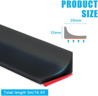 flintronic Zuhanyzó Vízvédő Szalag Öntapadós Zuhany Tömítés Fröccsenésvédelem 2