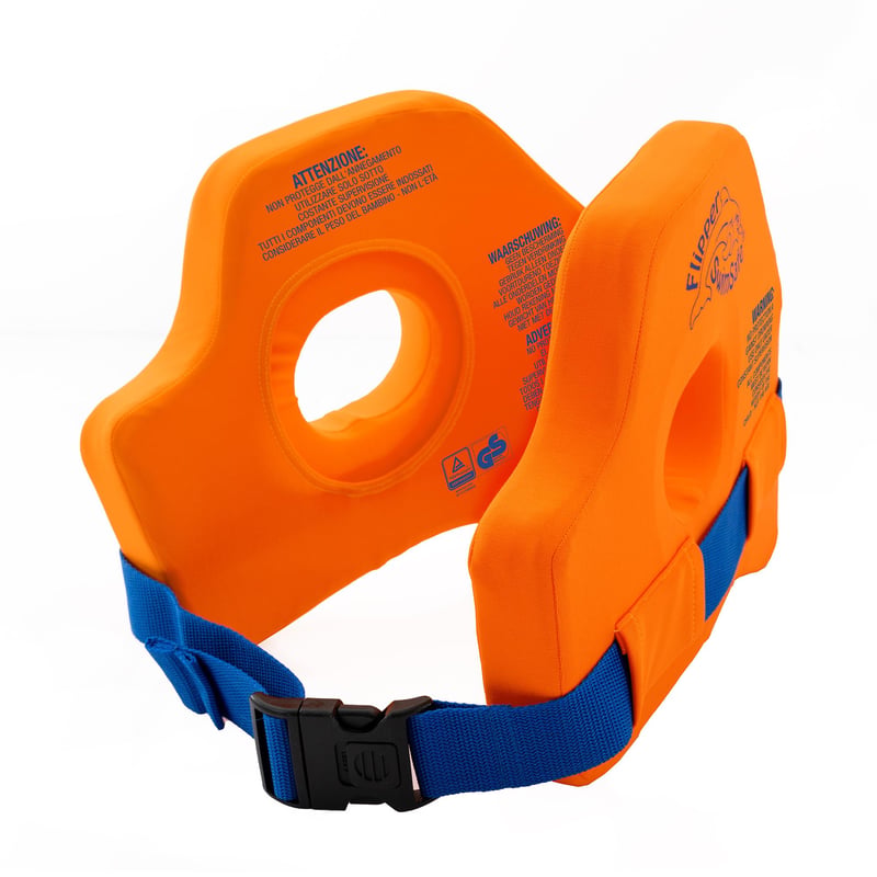 Detská plavecká vesta Flipper SwimSafe 1400, 11 – 30 kg – Penová pomôcka na výučbu plávania s nastaviteľnými popruhmi a sedadlom