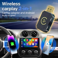 FLITI Wireless CarPlay Adapter USB-C, Plug and Play ezüst dongle 3