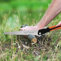 FLORA GUARD Összecsukható Fűrész Zárófunkcióval, 25 cm SK5 Acél Penge, Kézi Metszőfűrész Kerthez és Szabadtérhez 6