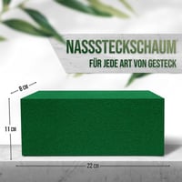 Floraly 3x Virághabszivacsok Prémium Virághabok Németországi Gyártás 22x11x8cm Virágdekoráció 4