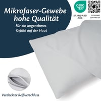 Flowen 2 db mikroszálas oldalsó alvó párnahuzat 40x145 cm, hipoallergén, poratkamentes 2